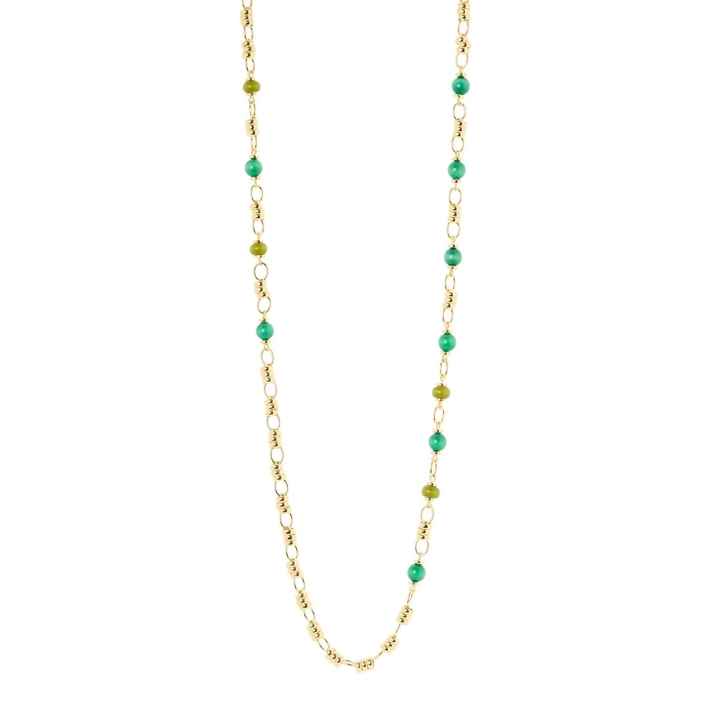 Collana lunga Modern Muse - Verde