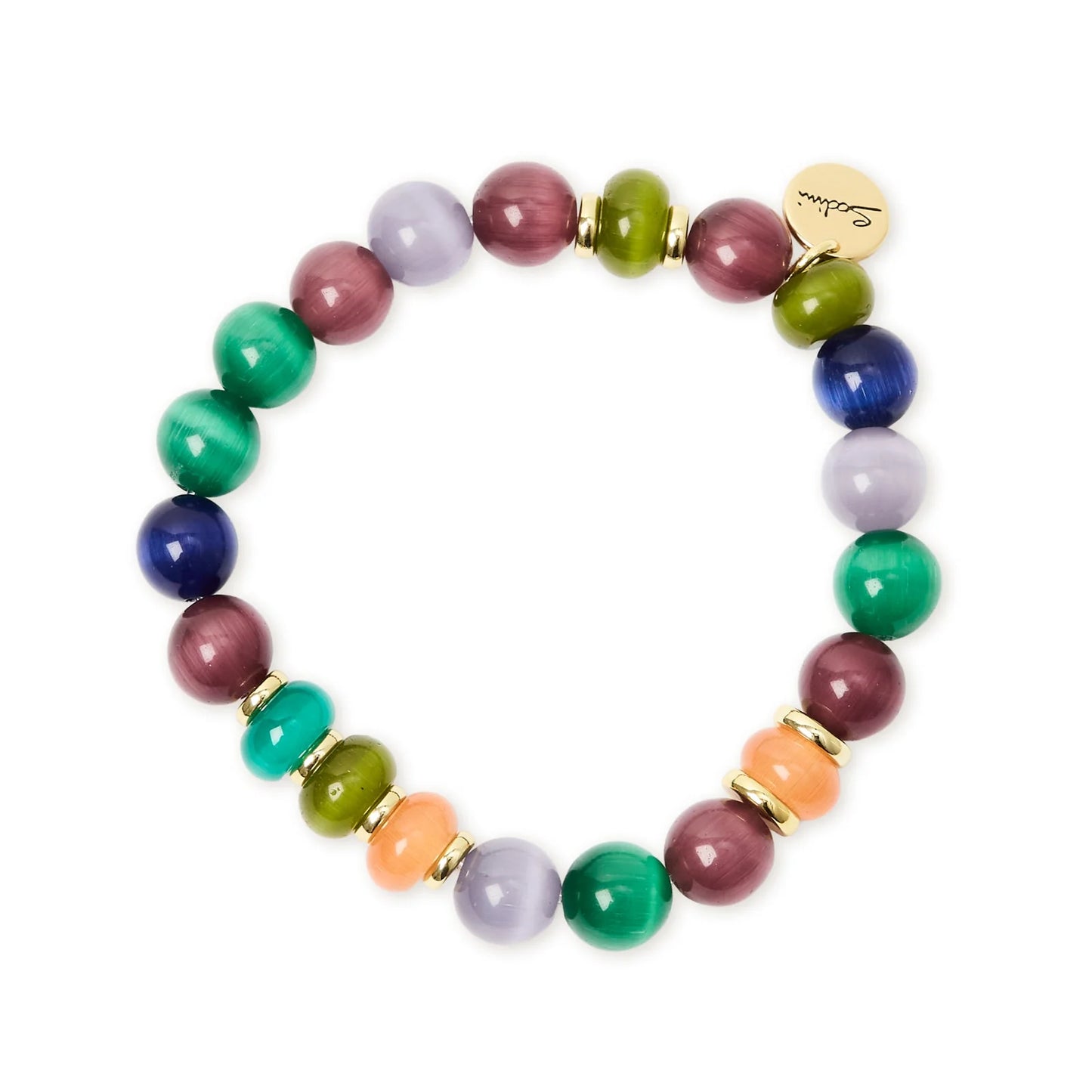 Bracciale elastico boule multicolore Modern Muse - Multicolor