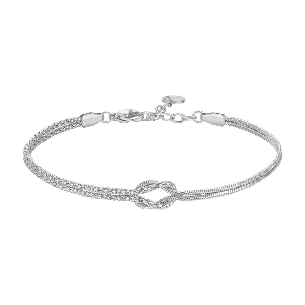 BRACCIALE UOMO IN ACCIAIO CON NODO