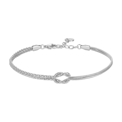 BRACCIALE UOMO IN ACCIAIO CON NODO