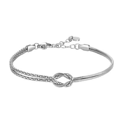 BRACCIALE DONNA IN ACCIAIO CON NODO