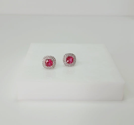 Punti luce quadrati in Argento925 Rebecca