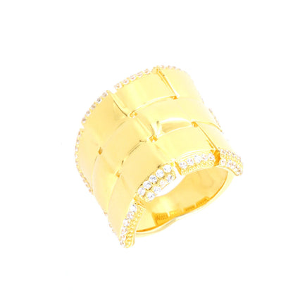 Anello in Argento 925 con zirconi bianchi