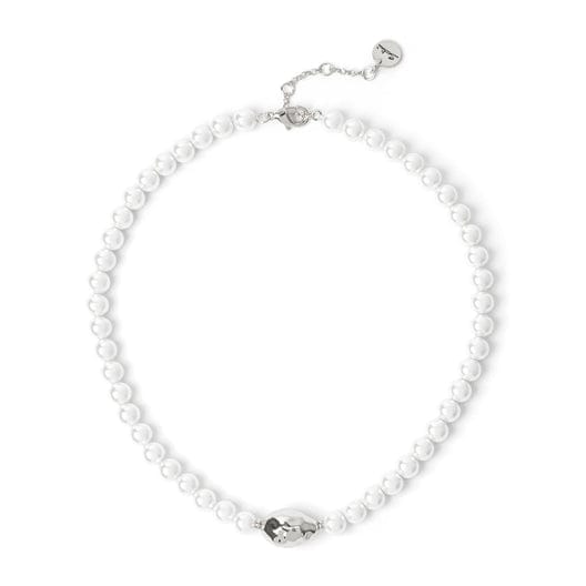 Girocollo di perle Leila - Argento