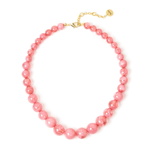 Girocollo a sfere degradè Ester - Rosa