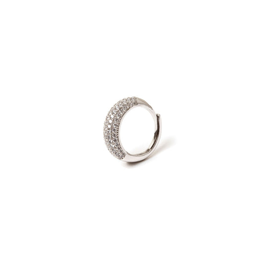 Anello a fascia affusolata Judith - Argento