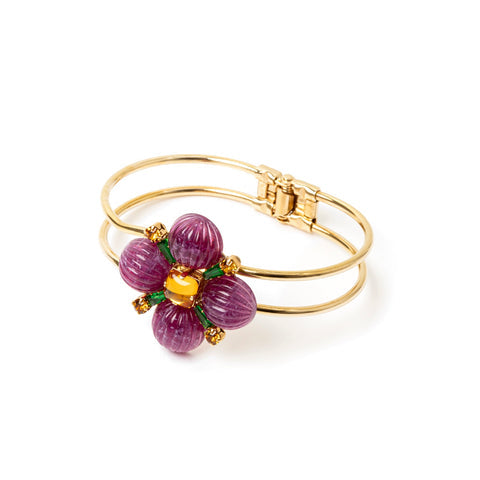 Bracciale bangle Nellie - Viola